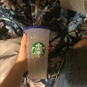 Starbucks confetti color changing cup